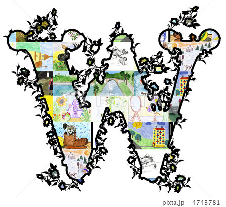Letter W. 4743781