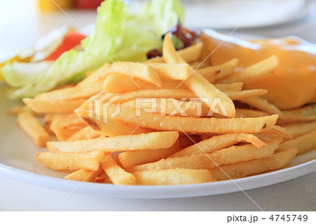 アメリカンハンバーガーの付け合せのポテト 4745749