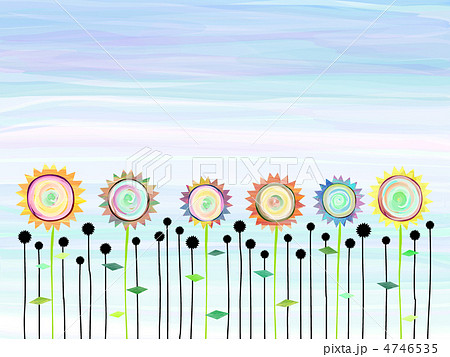 涼しげな向日葵 涼しげな向日葵 4746535