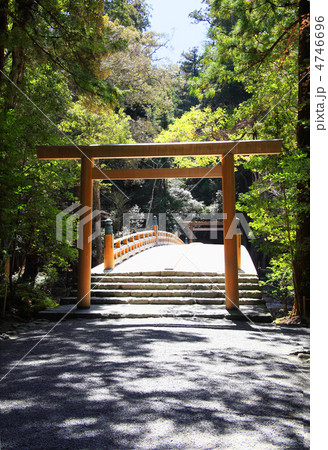 伊勢神宮風日祈宮橋の写真素材 4746696 Pixta