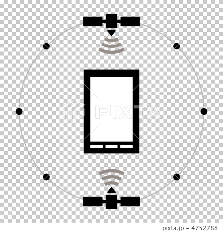 Gps和智能手機圖標 Gps和智能手機圖標 4752788
