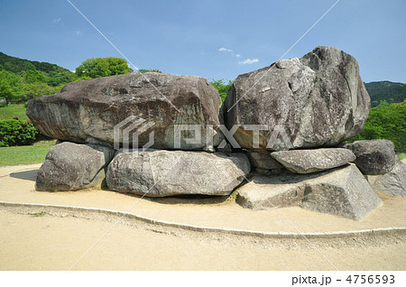 奈良明日香　石舞台古墳 4756593