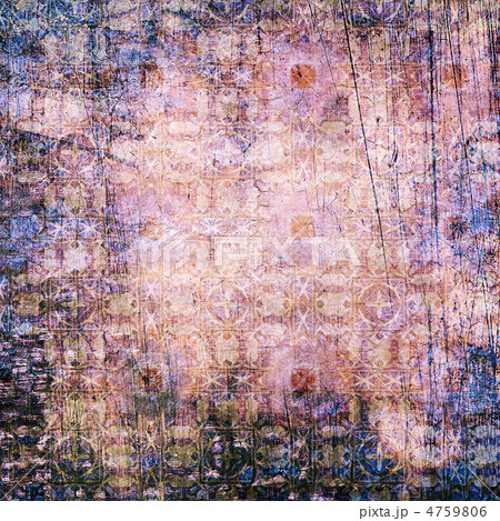 art vintage shabby background with damask  patterns 4759806