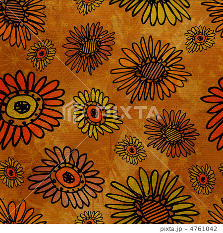 art vintage floral hand drawing background 4761042