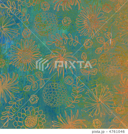 art vintage floral hand drawing background 4761046