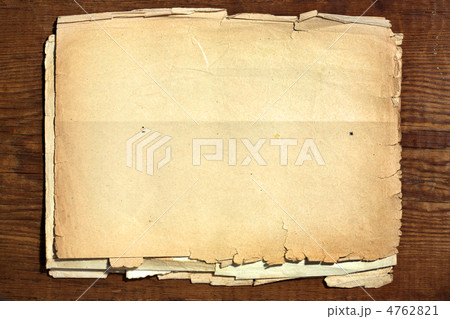 Old paper on wood 4762821