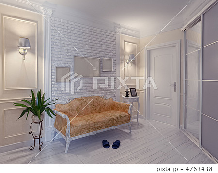 hall interiorのイラスト素材 [4763438] - PIXTA