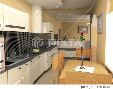 modern kitchen interior 4763658