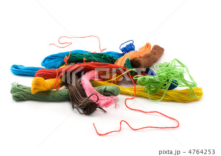 Hank of the colour threads Hank of the colour threads 4764253