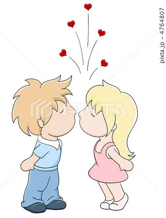 Romantic Kissのイラスト素材 4764807 Pixta