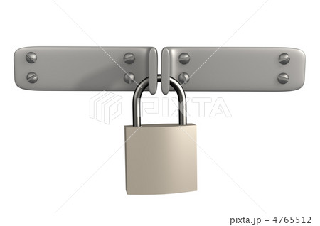 Two metal shutters, closed for 3d lock 4765512