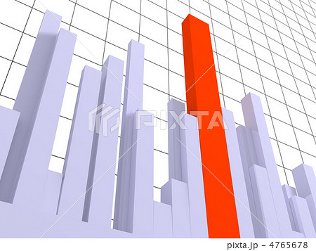 3d diagram, showing positive results 4765678