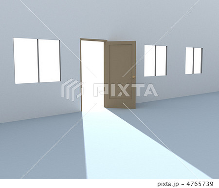 Bright light from an open door 4765739