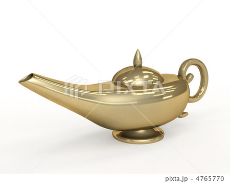 Symbol performance of desires - 3d magic lamp 4765770