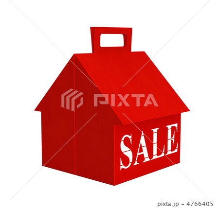 Packing box in the form of a house 4766405