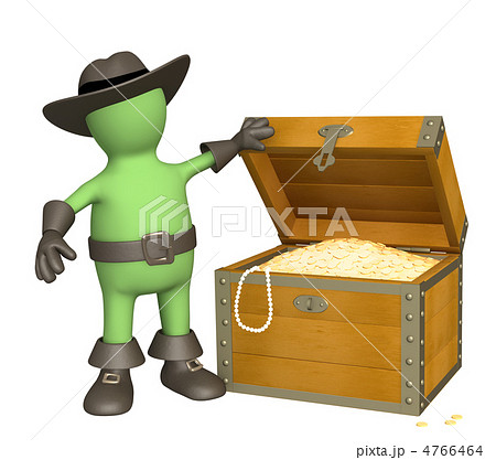 Pirate with treasure 4766464