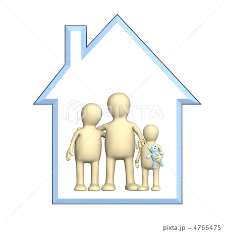 Happy family in the house 4766475