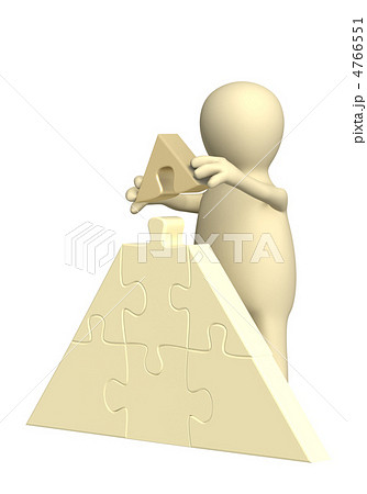3d puppet, making a pyramid from puzzles 3d puppet, making a pyramid from puzzles 4766551
