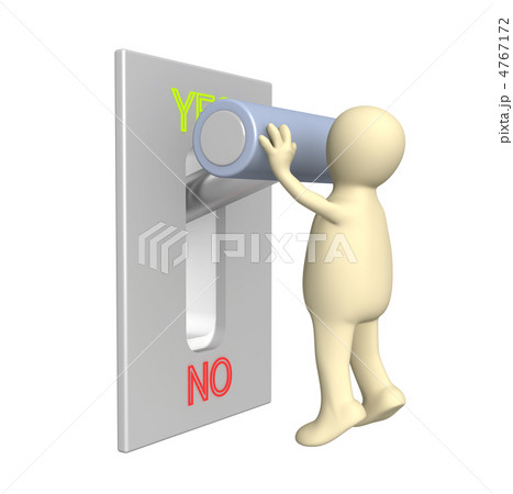 3d puppet, turned lever on position yes 4767172