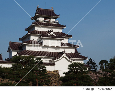 桜咲く鶴ヶ城 桜咲く鶴ヶ城 4767602