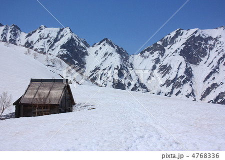 雪の不帰キレット 4768336