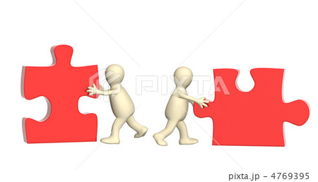 Two puppets with puzzles Two puppets with puzzles 4769395