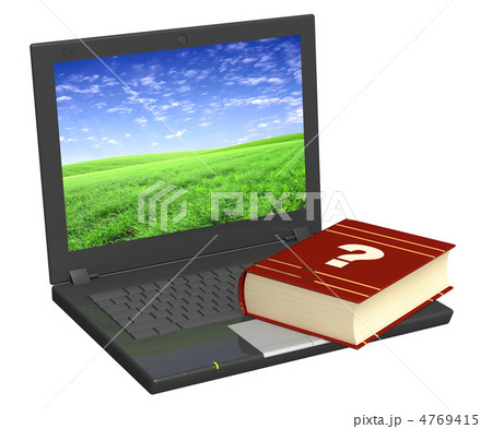 Laptop and dictionary Laptop and dictionary 4769415