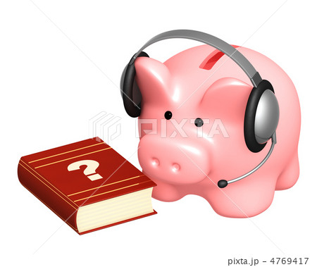Piggy bank and headphone Piggy bank and headphone 4769417