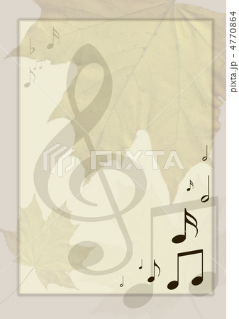 Background in retro - style, with musical symbols and maple leav Background in retro - style, with musical symbols and maple leav 4770864