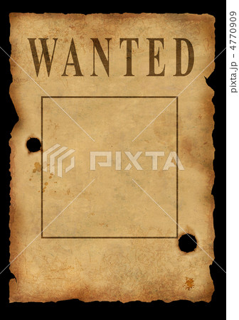 The wild West. The poster about search of the criminal 4770909