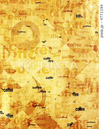 Paper texture with drops of coffee 4771194