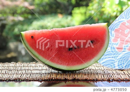 カットスイカ・うちわ03 4773050