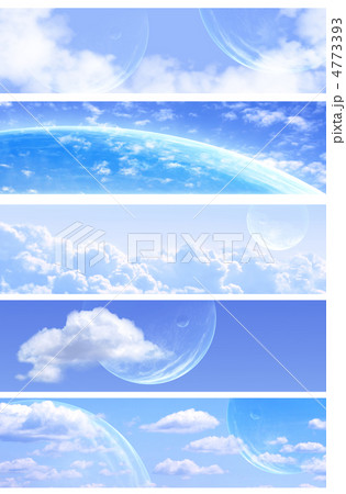 Collection of space banners 4773393