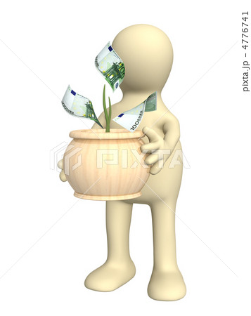 Puppet with monetary tree 4776741