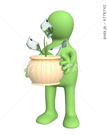 Puppet with monetary tree 4776742