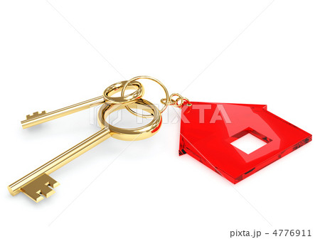 Two 3d gold key Two 3d gold key 4776911