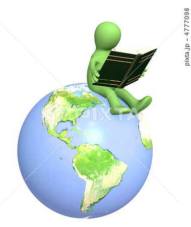 3d puppet, reading the book 3d puppet, reading the book 4777098