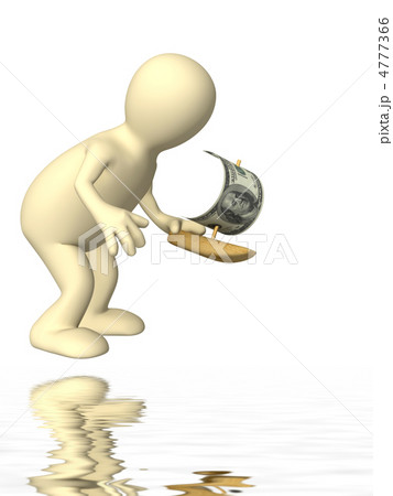 3d puppet with the toy sailing ship 3d puppet with the toy sailing ship 4777366