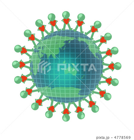 思いやりの心の輪を広げようのイラスト素材