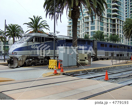 サンディエゴ・サンタフェ駅のパシフィックサーフライナー号 4779193