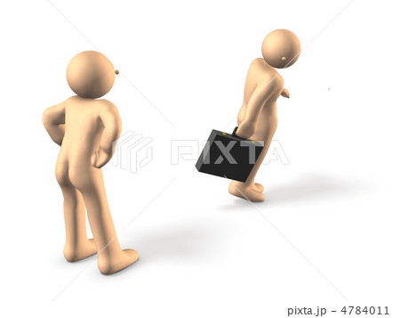 追放を表す3DCGイラスト 4784011