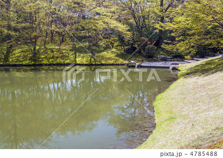 仙洞御所 北池の船着き場 仙洞御所 北池の船着き場 4785488