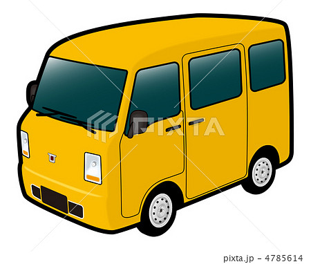Light Van Yellow Stock Illustration