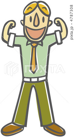 ビジネス　サラリーマン　男性　スタート　ビジネスマン 4787308