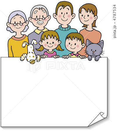 家族　親子　ファミリー　ボード 4787534