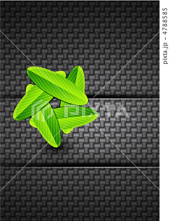 Leaves on carbon background 4788585