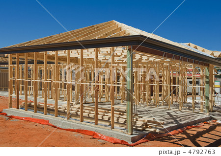 New home construction framing. New home construction framing. 4792763