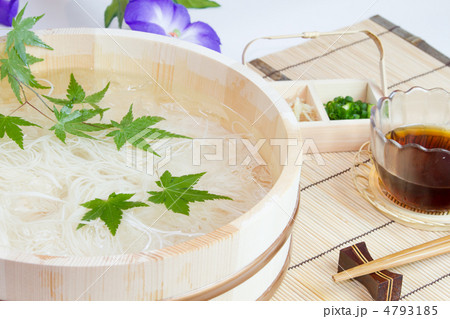 夏の食材イメージ～そうめん～ 4793185