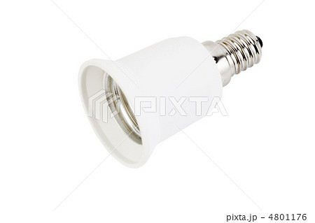 White fixture light isolated on white background; lamp holders w 4801176
