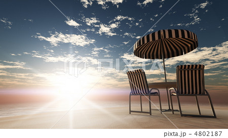 ビーチパラソル 4802187